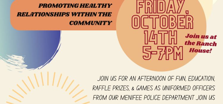 Friday 10/14/22-AMR Community Event for National Bullying Prevention & Domestic Violence Awareness Month!